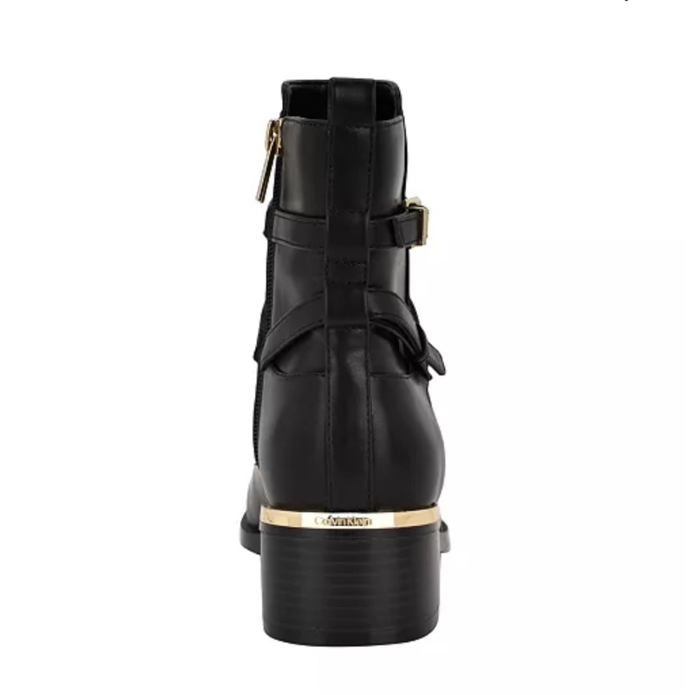 Calvin Klein Jasen Black Ankle Booties. Size 7.5 - Picture 3 of 11